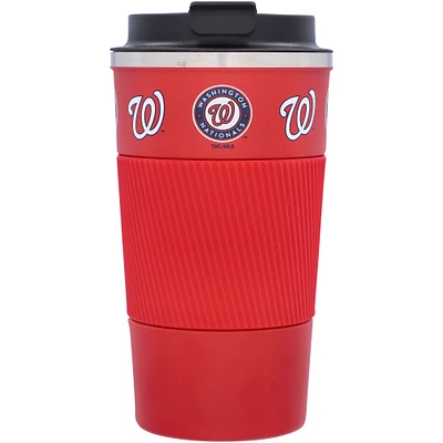 Washington Nationals 18oz Coffee Tumbler with Silicone Grip