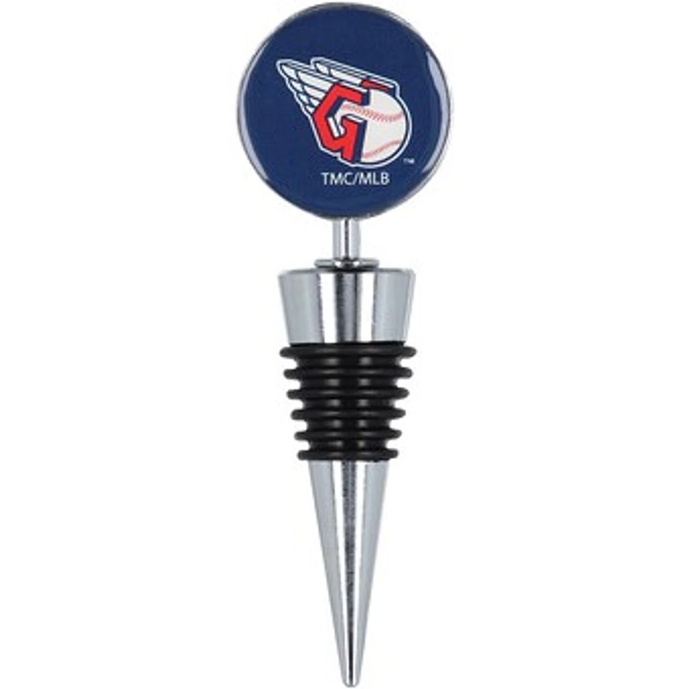 The Memory Company Cleveland Guardians Stainless Steel Wine Stopper