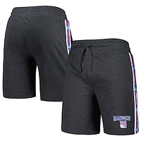 Men's Concepts Sport  Charcoal New York Rangers Team Stripe Shorts