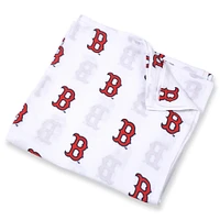 Infant Three Little Anchors White Boston Red Sox 47'' x 47'' Muslin Swaddle Blanket