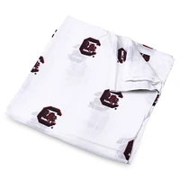 Infant Three Little Anchors White South Carolina Gamecocks 47'' x 47'' Muslin Swaddle Blanket