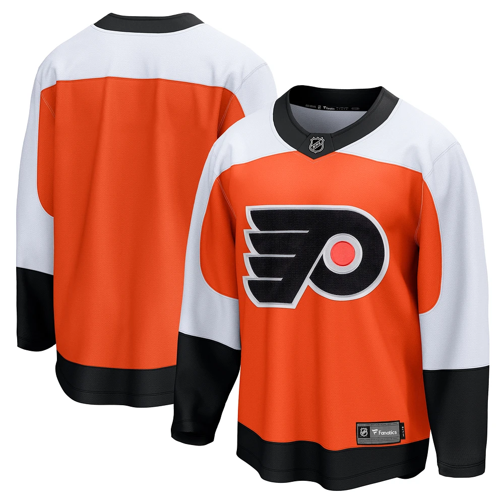 Men's Fanatics Burnt Orange Philadelphia Flyers Home Premier Breakaway Jersey