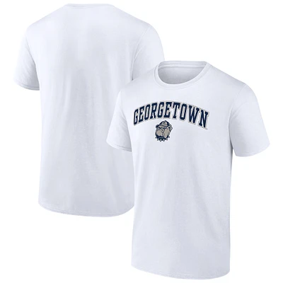 Men's Fanatics White Georgetown Hoyas Campus T-Shirt
