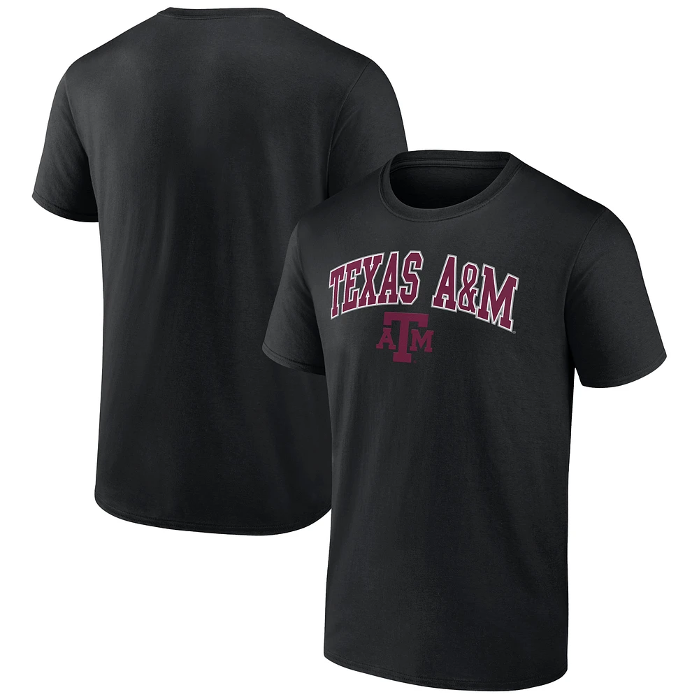 Men's Fanatics Black Texas A&M Aggies Campus T-Shirt