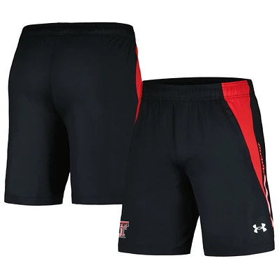 Men's Under Armour Black Texas Tech Red Raiders Vent Shorts