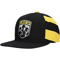 Men's Mitchell & Ness Black Columbus Crew Jersey Hook Snapback Hat