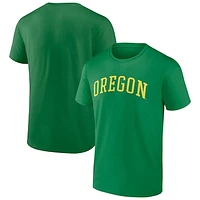 Men's Fanatics Green Oregon Ducks Basic Arch T-Shirt