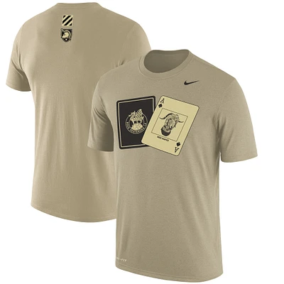 Men's Nike Gold Army Black Knights 2023 Rivalry Collection Cards Performance T-Shirt