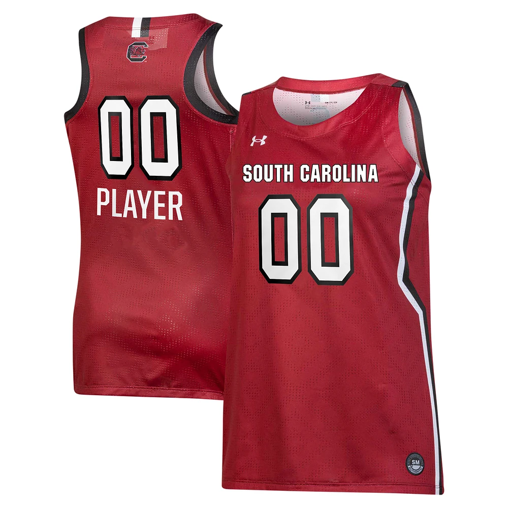 Women's Under Armour Garnet South Carolina Gamecocks Pick-A-Player NIL Basketball Jersey