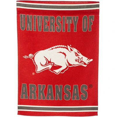 Arkansas Razorbacks 28" x 44" Double-Sided Embossed Suede House Flag