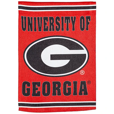 Georgia Bulldogs 28" x 44" Double-Sided Embossed Suede House Flag