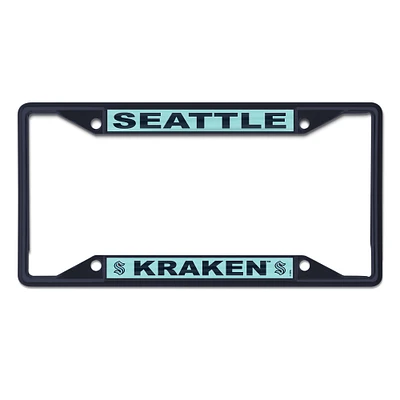 WinCraft Seattle Kraken Chrome Colored License Plate Frame