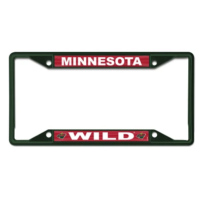 WinCraft Minnesota Wild Chrome Colored License Plate Frame
