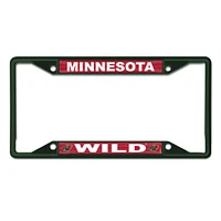 WinCraft Minnesota Wild Chrome Colored License Plate Frame