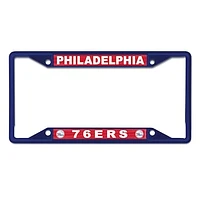 WinCraft Philadelphia 76ers Chrome Colored License Plate Frame