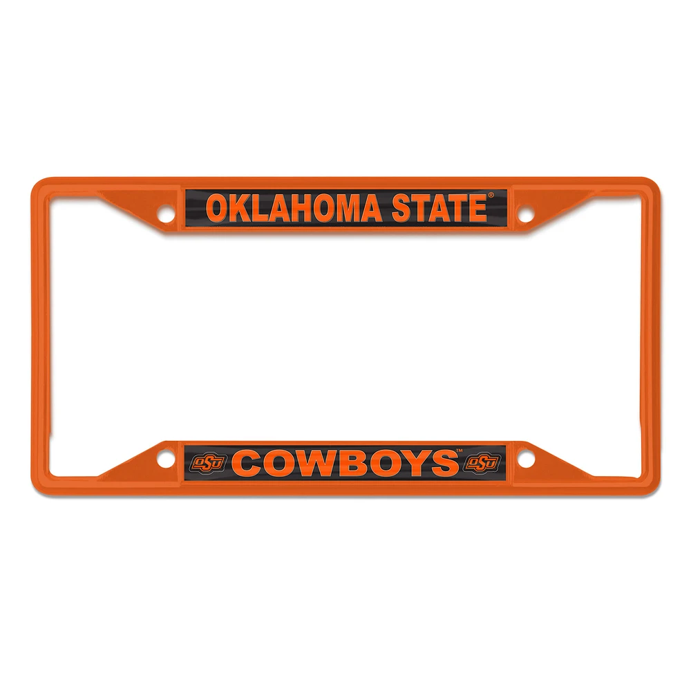 WinCraft Oklahoma State Cowboys Chrome Colored License Plate Frame