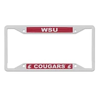 WinCraft Washington State Cougars Chrome Color License Plate Frame