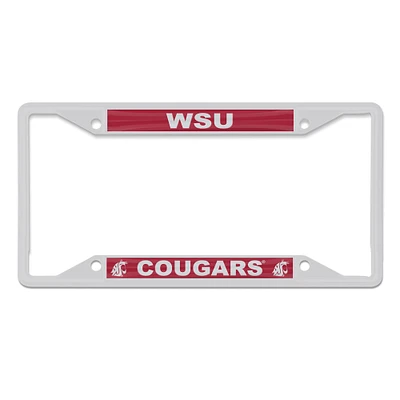 WinCraft Washington State Cougars Chrome Color License Plate Frame