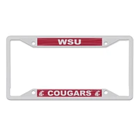 WinCraft Washington State Cougars Chrome Color License Plate Frame