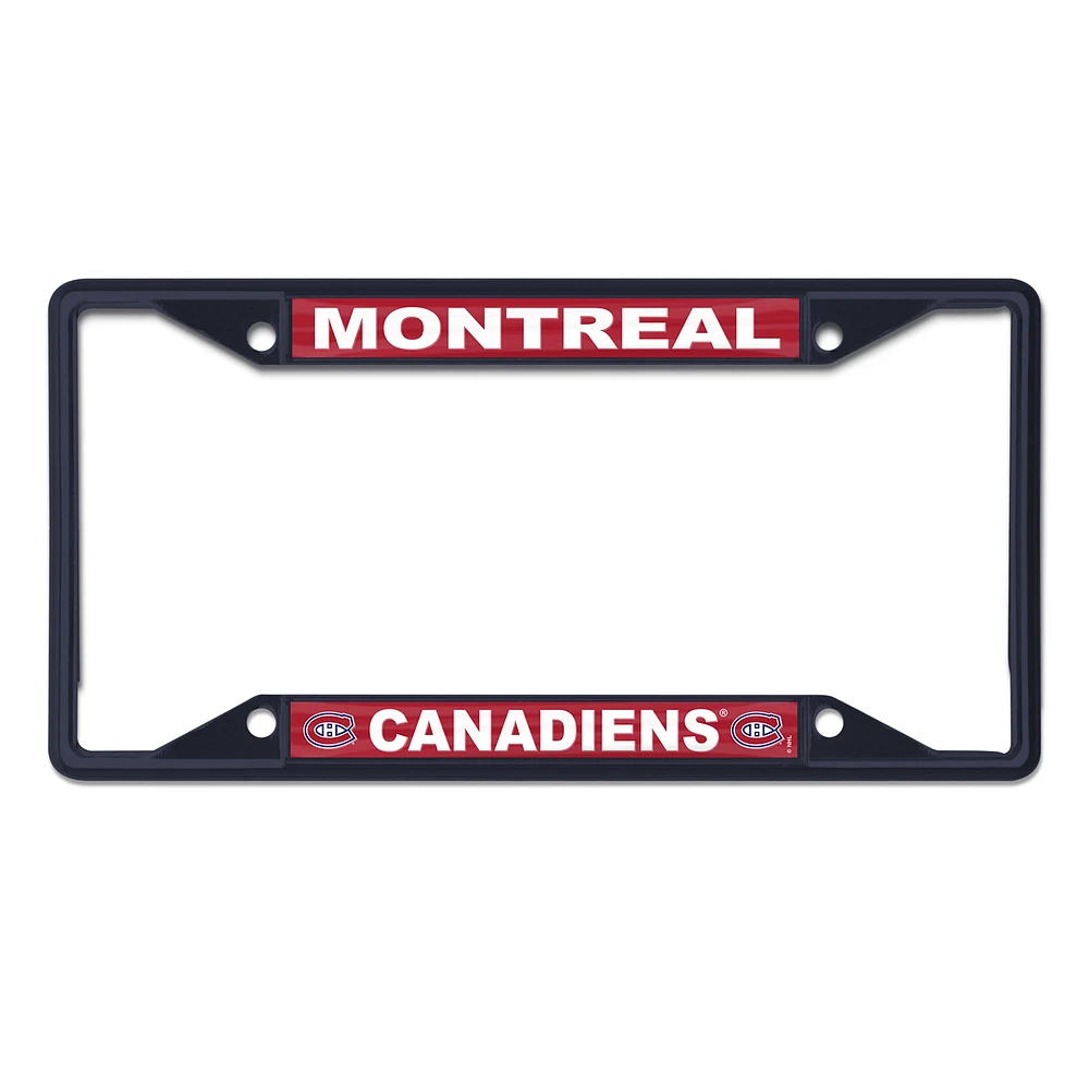 WinCraft Montreal Canadiens Chrome Color License Plate Frame