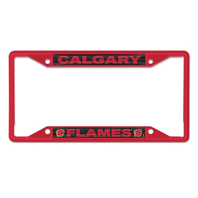 WinCraft Calgary Flames Chrome Color License Plate Frame