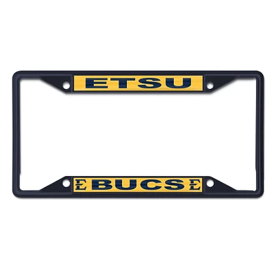 WinCraft ETSU Buccaneers Chrome Color License Plate Frame