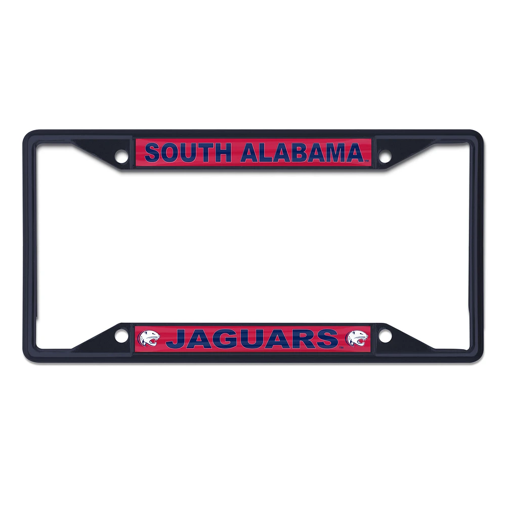 WinCraft South Alabama Jaguars Chrome Color License Plate Frame