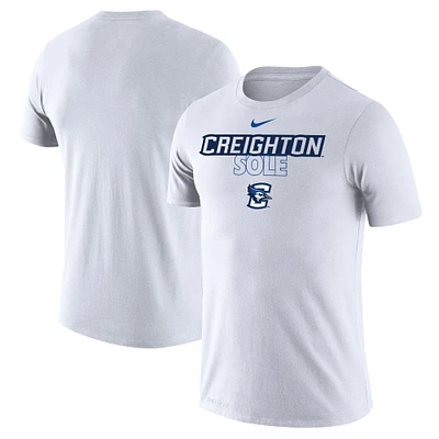 Nike  White Creighton Bluejays 2023 On Court Bench T-Shirt