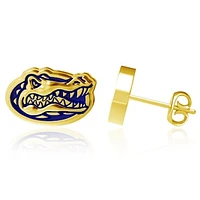 Dayna Designs Florida Gators Gold-Plated Enamel Post Earrings