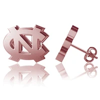 Dayna Designs North Carolina Tar Heels Rose Gold Post Earrings