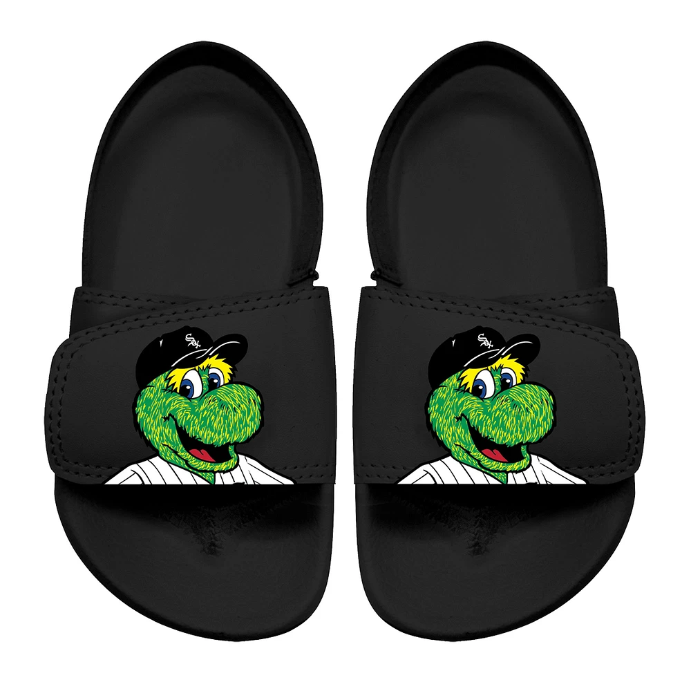 Toddler ISlide Black Chicago White Sox Mascot Slide Sandals