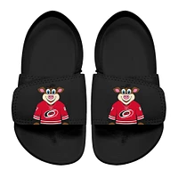 Toddler ISlide Black Carolina Hurricanes Mascot Slide Sandals