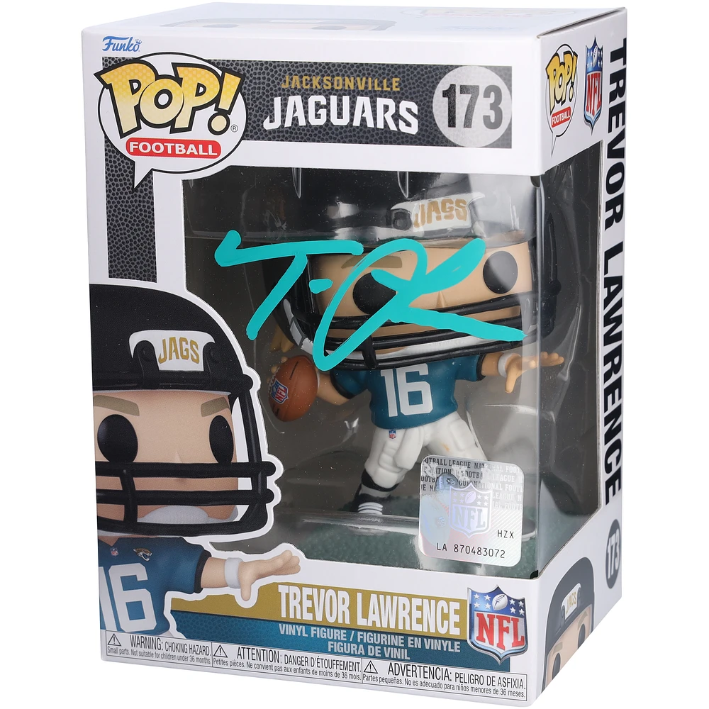 Trevor Lawrence Jacksonville Jaguars Autographed #173 Funko Pop!