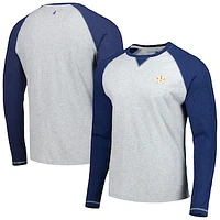 Men's johnnie-O Navy/Heather Gray Houston Astros Alsen Raglan Long Sleeve T-Shirt