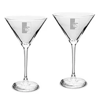 Pittsburg State Gorillas Two-Piece Traditional 10oz. Martini Glass Set