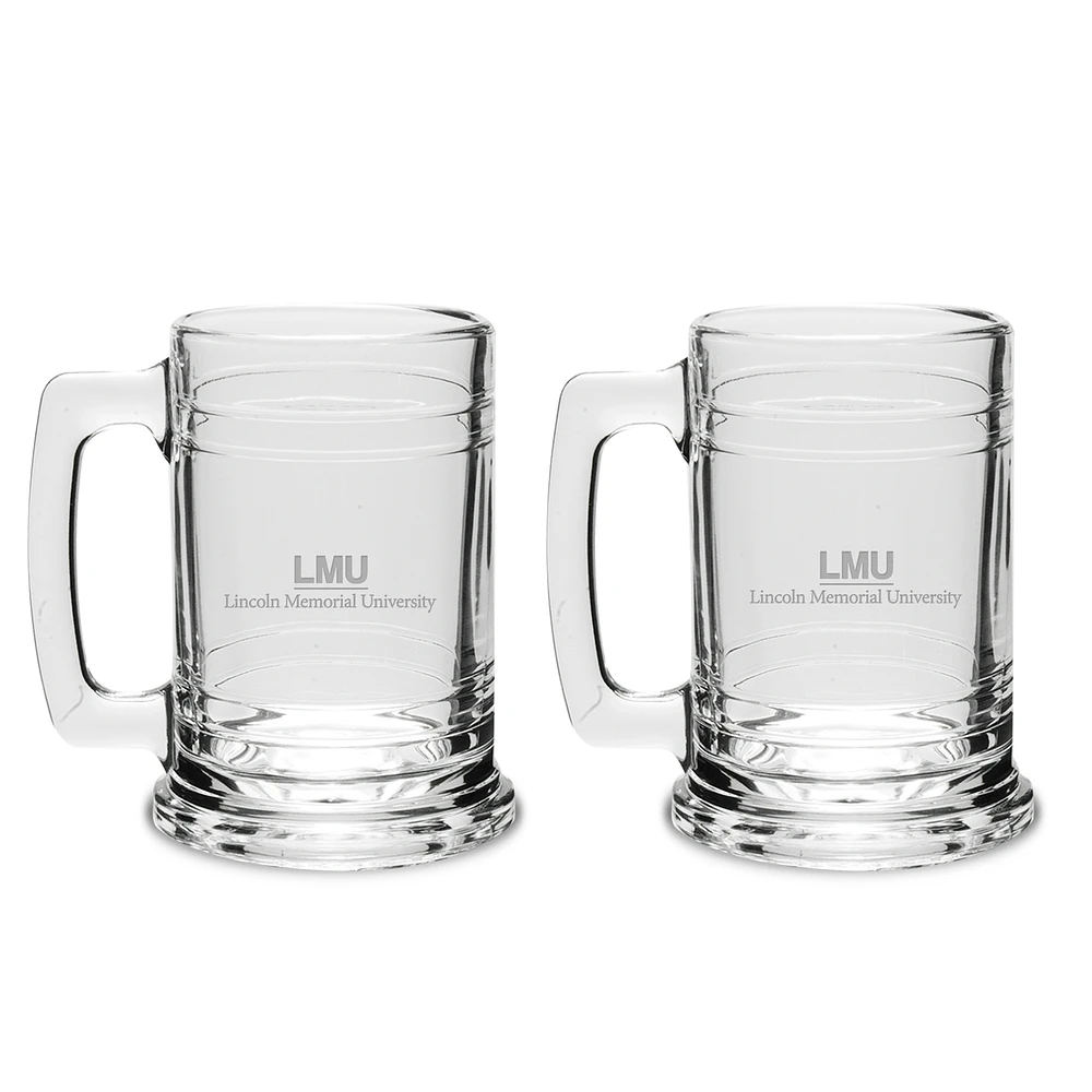 Lincoln Memorial Railsplitters Two-Piece 15oz. Colonial Tankard Set