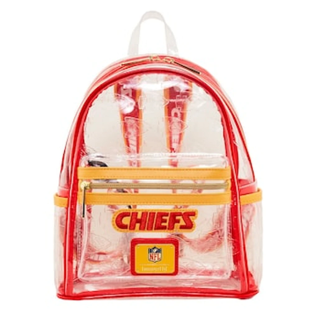 Loungefly Kansas City Chiefs Clear Mini Backpack