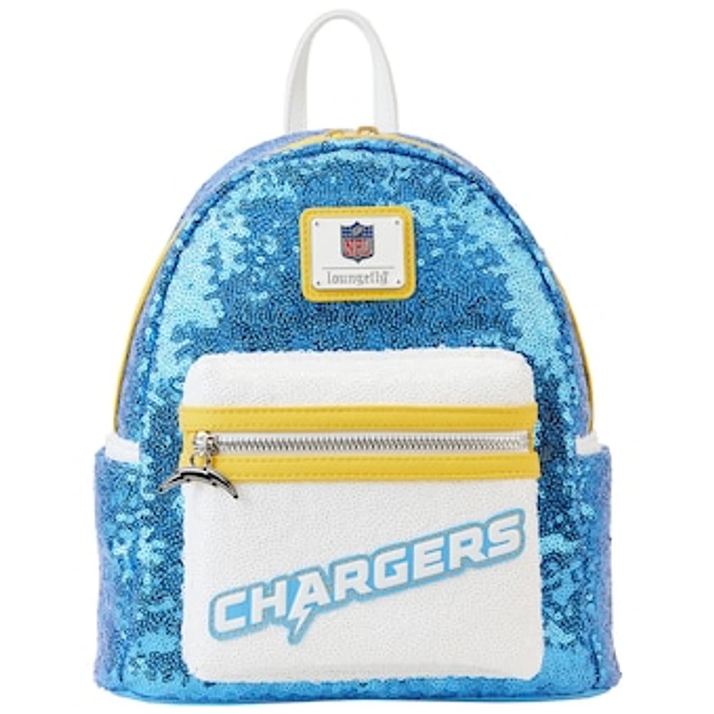 Loungefly Los Angeles Chargers Sequin Mini Backpack