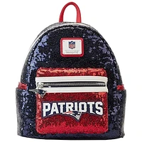 Loungefly New England Patriots Sequin Mini Backpack