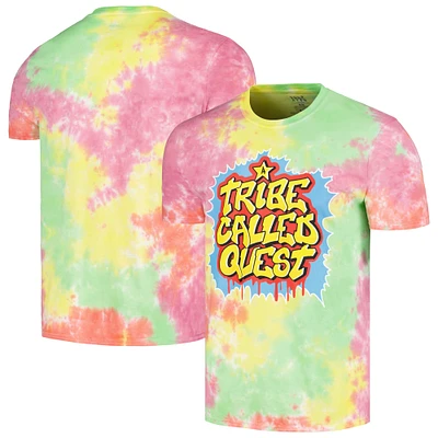 Men's Pink A Tribe Called Quest  Washed Graphic T-Shirt