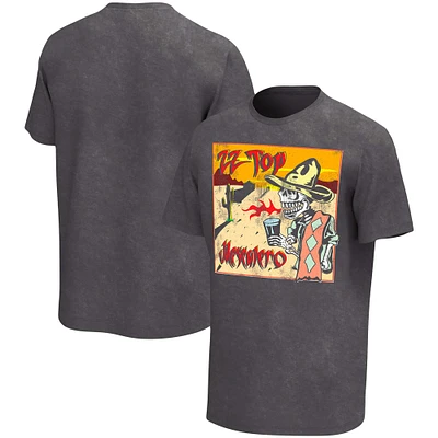 Men's Charcoal ZZ Top Mescalero Washed Graphic T-Shirt
