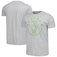 Men's Stadium Essentials Heather Gray Seattle Sounders FC Coin T-Shirt