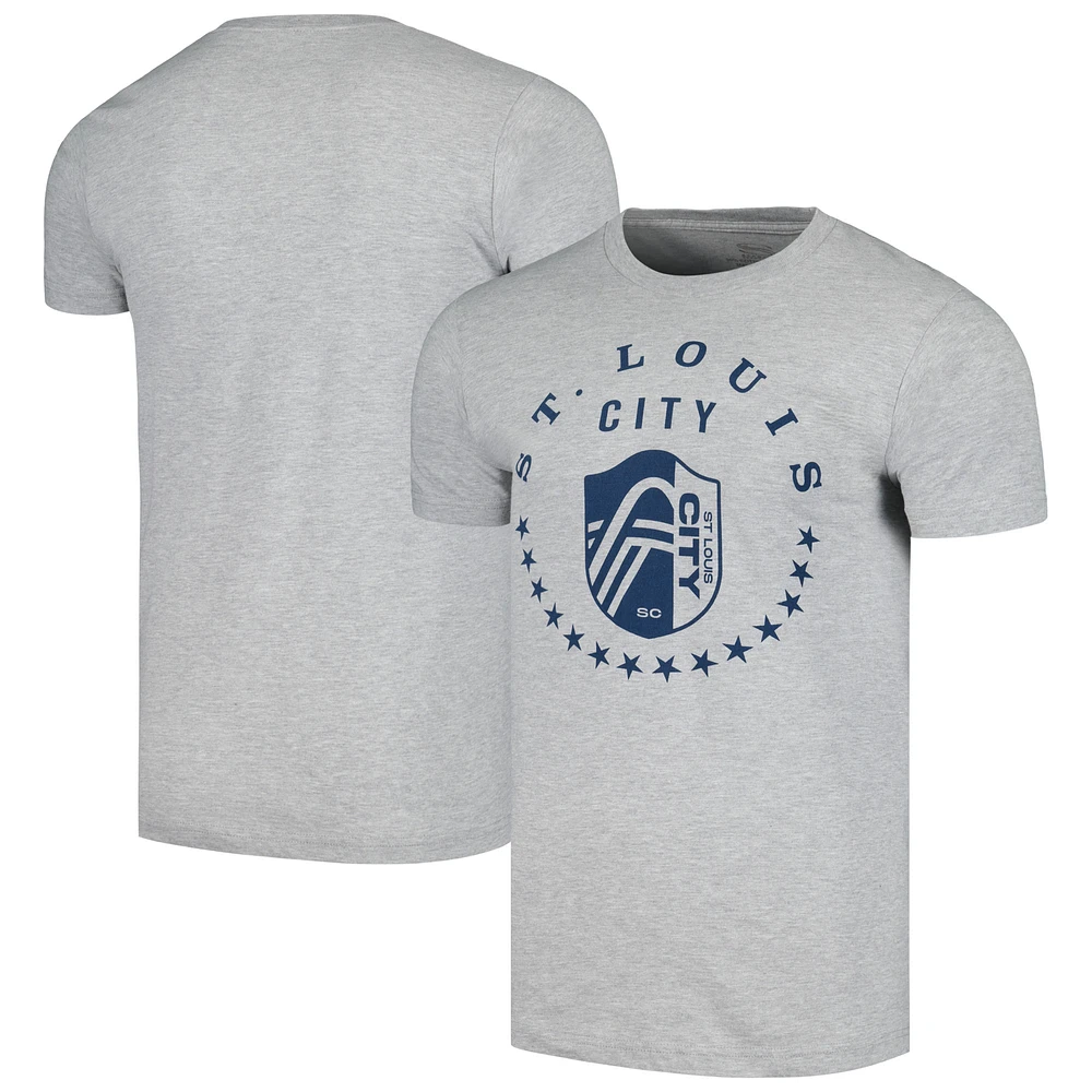 Men's Stadium Essentials Heather Gray St. Louis City SC Coin T-Shirt