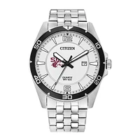 Men's Southern Illinois Salukis Citizen Quartz Stainless Steel Watch