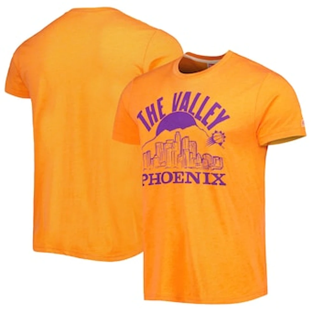 Unisex Homage Orange Phoenix Suns Hometown Hyper Local Tri-Blend T-Shirt