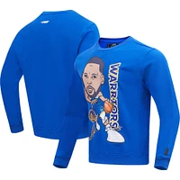 Men's Pro Standard Stephen Curry Royal Golden State Warriors Avatar Pullover Sweatshirt