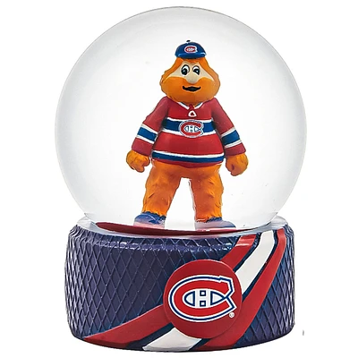 Montreal Canadiens 100mm Mascot Glass Water Globe