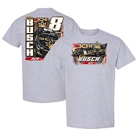 Men's Richard Childress Racing Team Collection Heather Gray Kyle Busch 3CHI Car T-Shirt