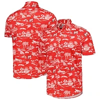 Men's Reyn Spooner Red Cincinnati Reds Kekai Button-Down Shirt