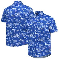 Men's Reyn Spooner Blue Los Angeles Dodgers Kekai Button-Down Shirt